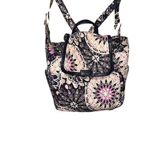 Unique Vera Bradley Fashion Backpack Mimosa Medallion backpack Retired collectio